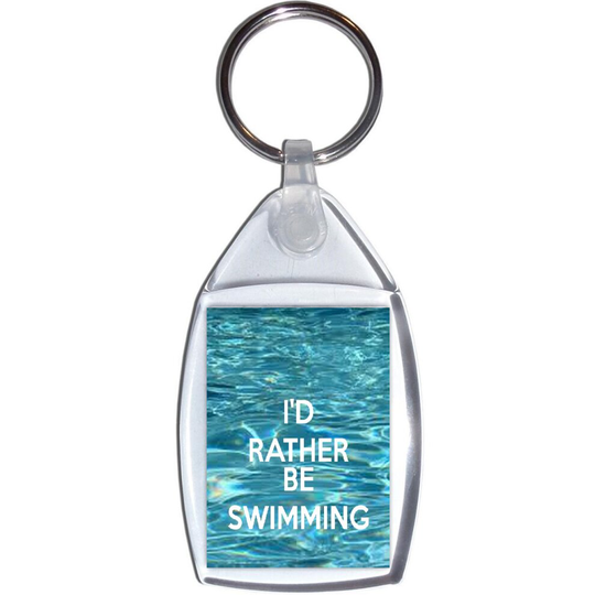 I'd Rather be Swimming - Keyring