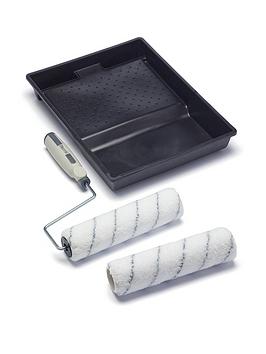 Harris Seriously Good Walls &Amp; Ceilings Twin Medium Pile Roller Set 9In - 634 Grams