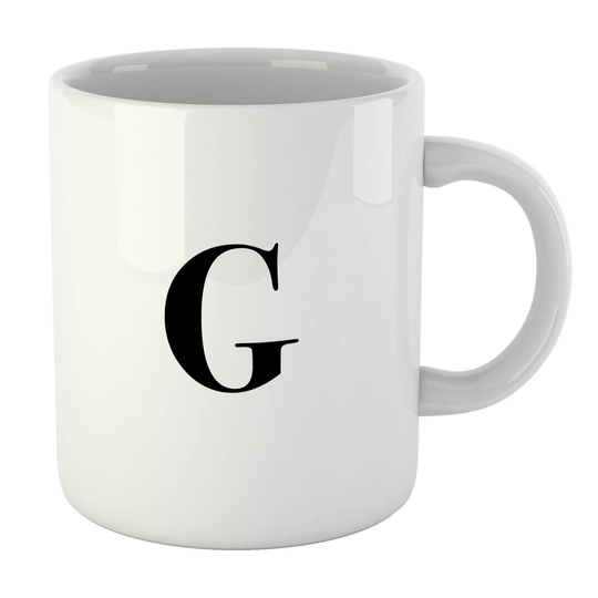 Bodoni Alphabet Mugs - G Mug