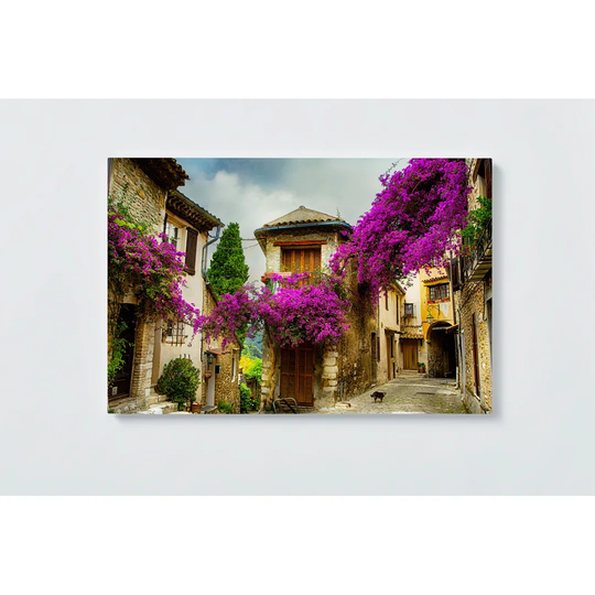 Altstadt Motif Magnetic Wall Mounted Cork Board