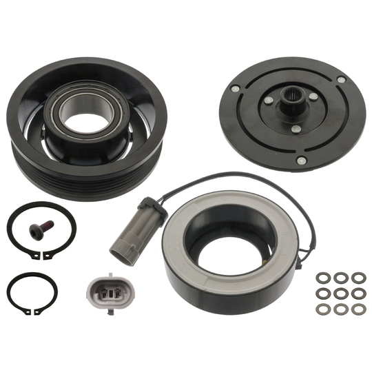 Magnetic Clutch, air conditioner compressor febi Plus 47834