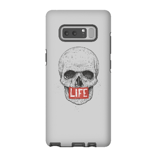 Balazs Solti Life Skull Phone Case for iPhone and Android - Samsung Note 8 - Tough Case - Gloss