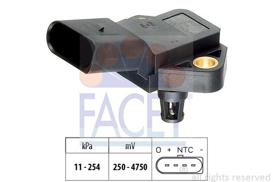 Air Pressure Sensor, height adaptation Made in Italy - OE Equivalent 103083