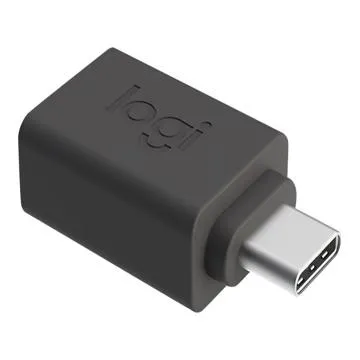 Logitech USB-C adapter GrÃ¥ - Black