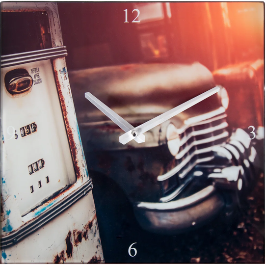 Petrol Station Wall Clock