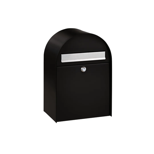 Nordic Wall Mounted Galvanised Steel Lockable Weatherproof Post Box - 48x30x23cm