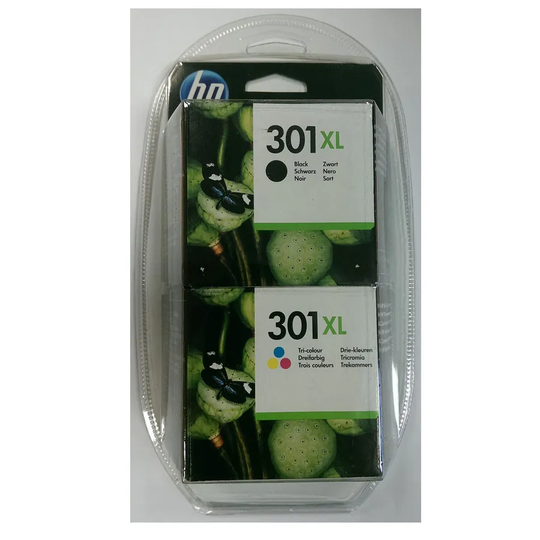 HP Hewlett-Packard 301XL Combo Pack Ink Cartridges