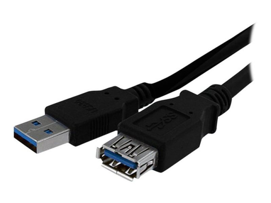 Startech Superspeed Usb 3.0 Extension Cable A To A M/f Black (1m)