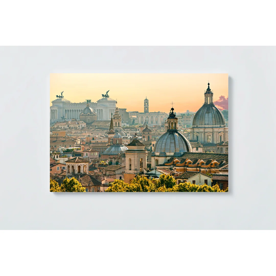 Rome Motif Magnetic Wall Mounted Cork Board