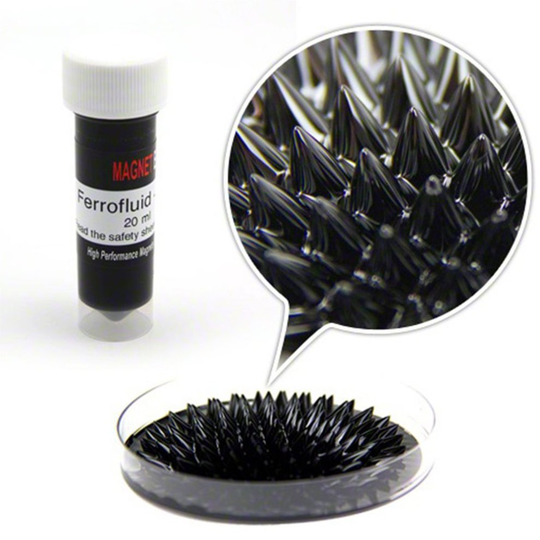 Magnet Expert EFH1 Ferrofluid 20ml with 90mm Petri Dish & Pipette - Science & Art