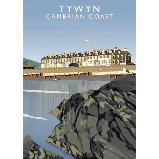 Tywyn 2 by Richard O'Neil - Graphic Art Print on Paper