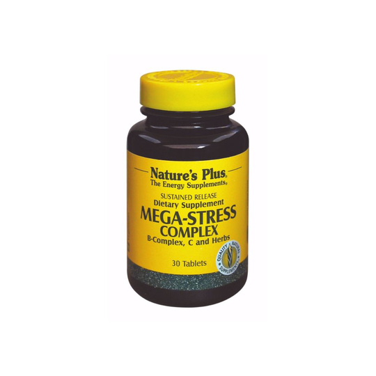 Natures Plus MEGA-STRESS COMPLEX SUSTAINED RELEASE TABLETS 30