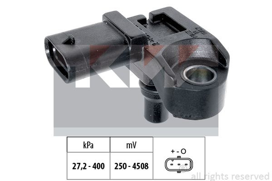 Air Pressure Sensor, height adaptation Made in Italy - OE Equivalent 493210 KW 493210