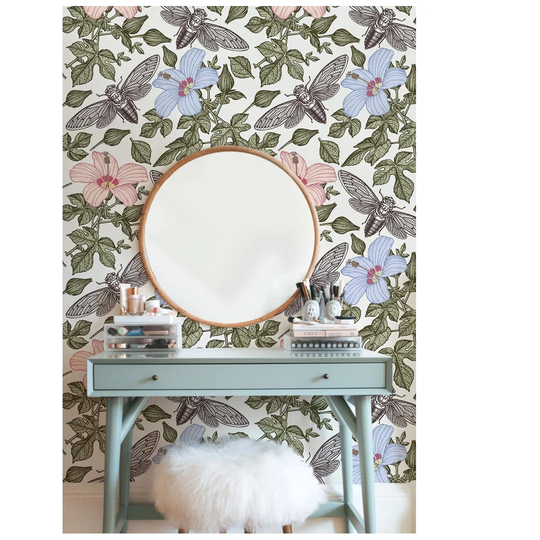 Arrius Butterflies Among Flowersful Wallpaper