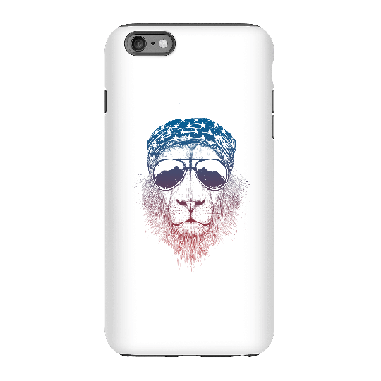Balazs Solti Bandana Lion Phone Case for iPhone and Android - iPhone 6 Plus - Tough Case - Gloss