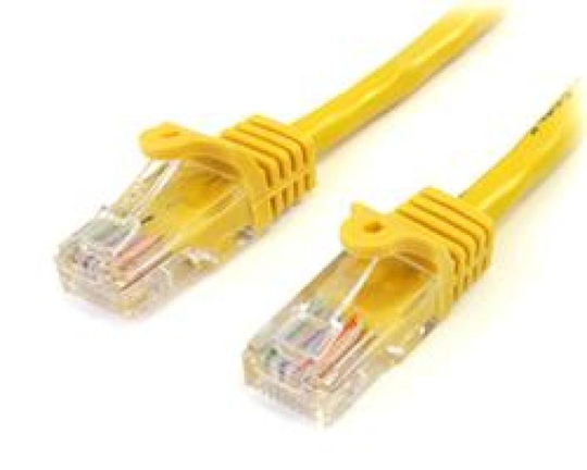 StarTech Cat5e Patch Cable With Snagless RJ45 Connectors 3M Yellow