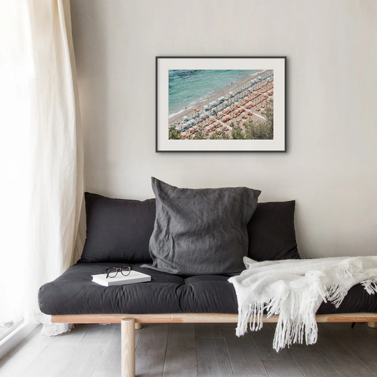 Positano, Framed Graphic Art Print.