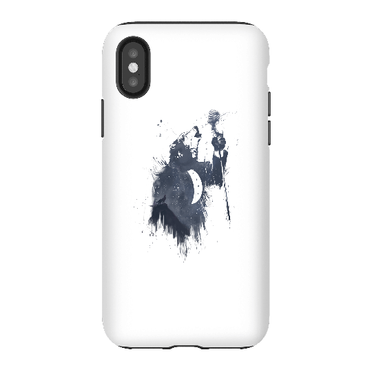 Balazs Solti Singing Wolf Phone Case for iPhone and Android - iPhone X - Tough Case - Gloss