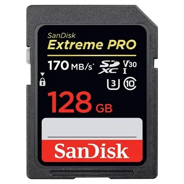 SanDisk Extreme Pro SDXC Memory Card - SDSDXXY-128G-GN4IN - 128GB