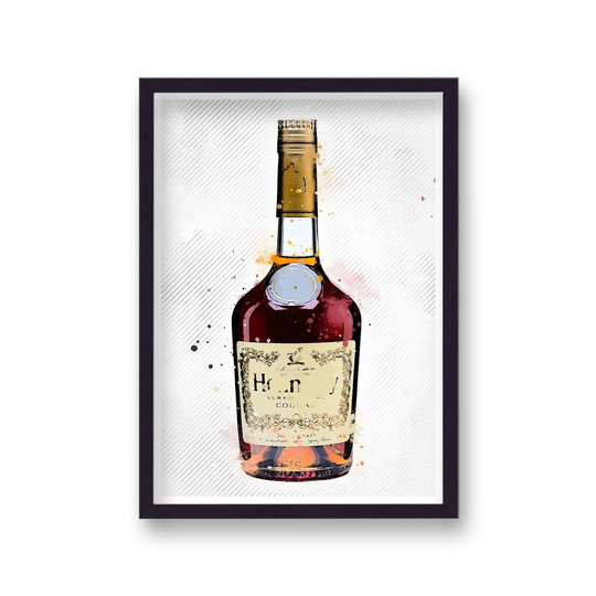 Spirit Graphic Splash Hennessey Inspired by Vouvart - Picture Frame Graphic Art