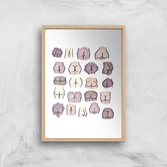 Keister Splodges Giclee Art Print - A4 - Wooden Frame