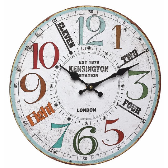 Zendaya Vintage 34cm Wall Clock