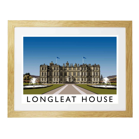 Longleat House by Richard O'Neil - Graphic Art Print on Paper
