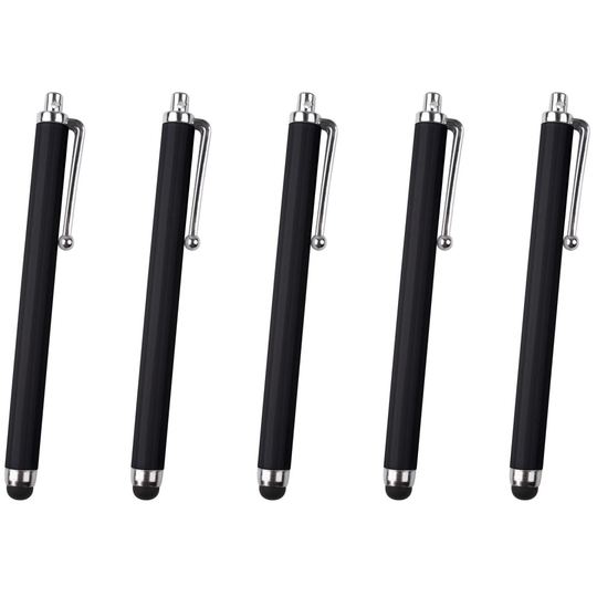 5x Black Capacative Stylus Pen Tablets Smartphone Universal