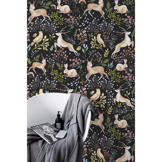 Valparaiso Woodlanimal Room Wallpaper