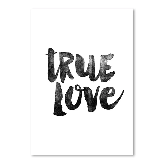 True Love by Brett Wilson - Unframed Typography Print on Paper