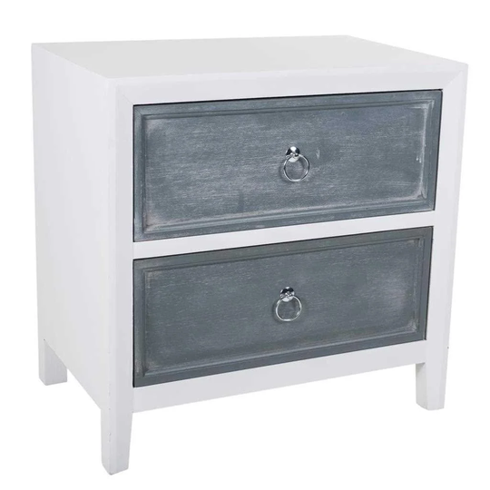 Jetmore 2 Drawer Bedside Table