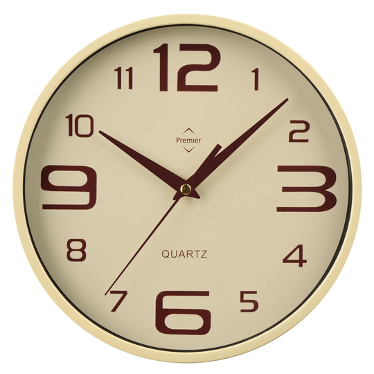 Sleek Rim 25cm Wall Clock