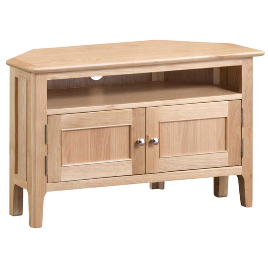 Cranbrook Natural Oak Corner TV Unit
