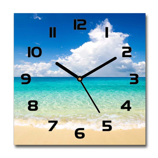Hayaa Paradise Beach Silent Wall Clock