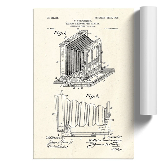 Camera Patent - Unframed Graphic Art