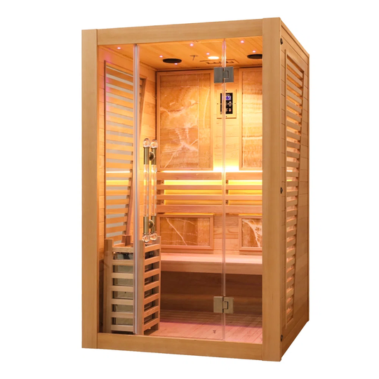 Vidalux 2 Person Elegant Traditional Sauna With Bluetooth