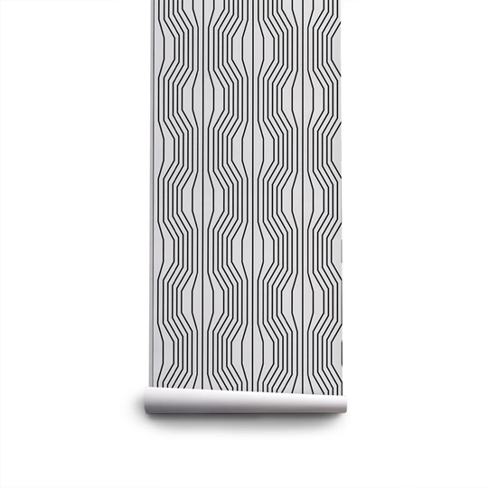 Walllpaper Roll 208X146cm Wallpaper Material With Print Kitchen Livingroom Bedroom Mural Decoration - Geometric Illusion