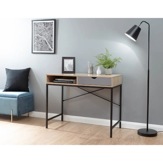 Telford Computer Desk Light Oak Effect