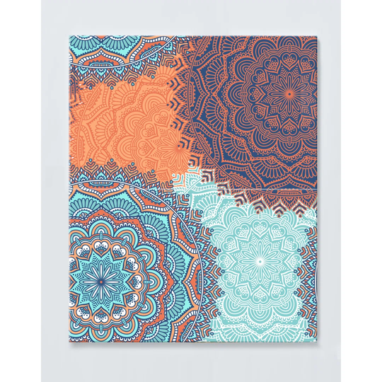 Circle Motif Magnetic Wall Mounted Cork Board