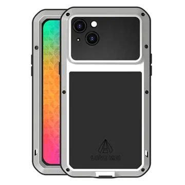 Love Mei Powerful iPhone 14 Plus Hybrid Case - Silver