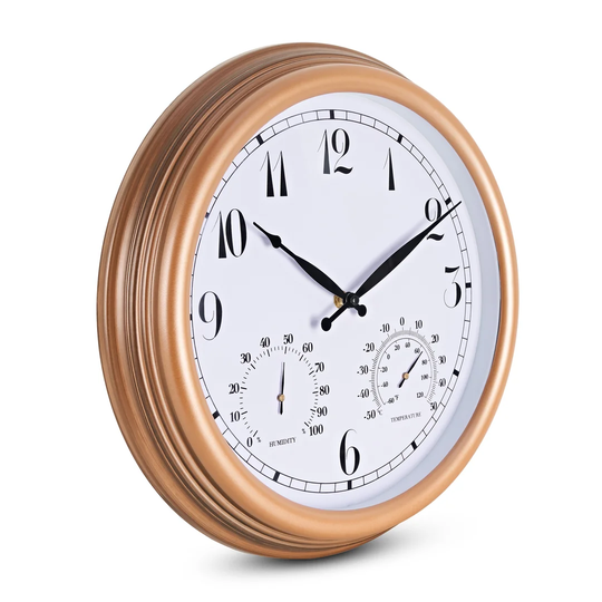 Michaella 30cm Silent Wall Clock