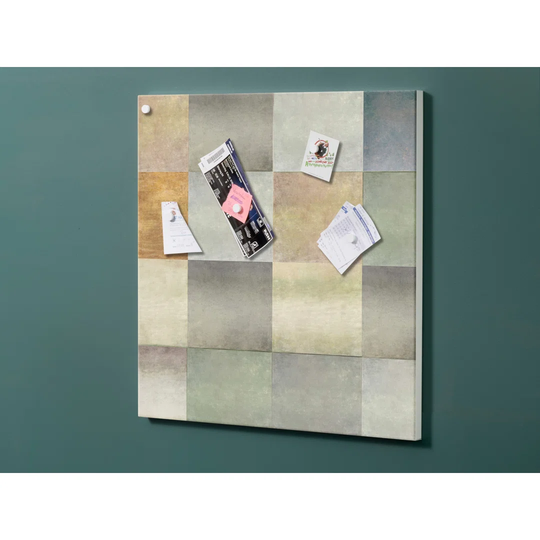 Notiz Motive Checks Magnetic Wall Mounted Cork Board