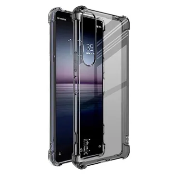 Imak Anti-scratch Sony Xperia 1 IV TPU Cover - Black / Clear