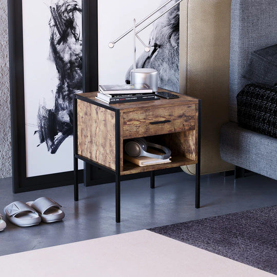 Sanhedrin 1 Drawer Bedside Table