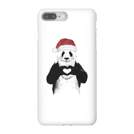 Balazs Solti Santa Bear Phone Case for iPhone and Android - iPhone 8 Plus - Snap Case - Matte