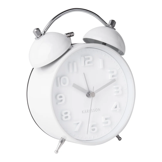 Mr. White Tabletop Clock