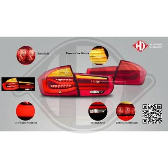 Taillight set HD Tuning 1217894 Diederichs 1217894