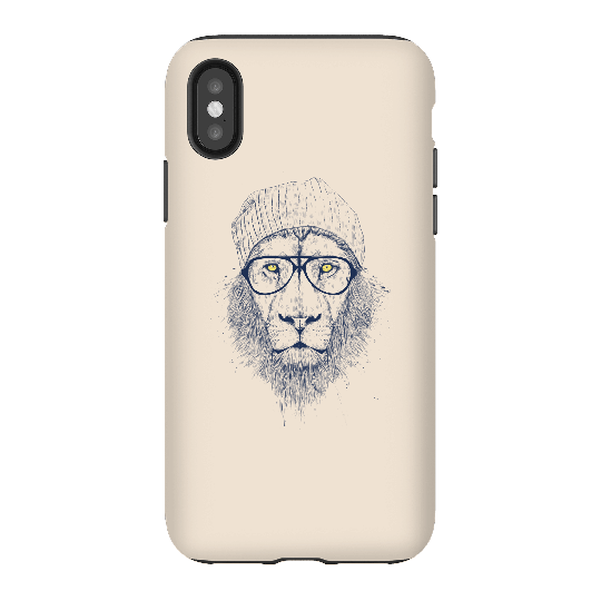 Balazs Solti Lion Phone Case for iPhone and Android - iPhone X - Tough Case - Gloss