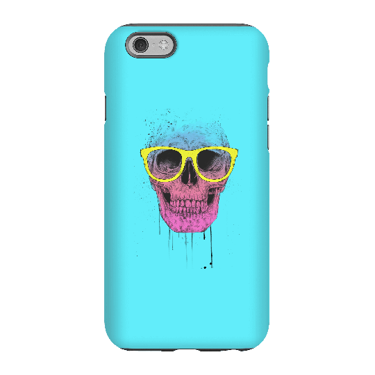 Balazs Solti Skull And Glasses Phone Case for iPhone and Android - iPhone 6 - Tough Case - Matte