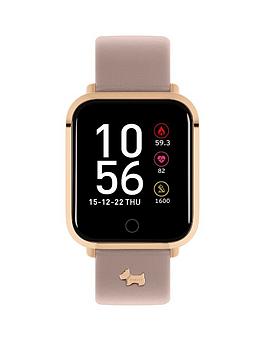 Radley Series 6 Smart Ladies Pink Leather Strap Watch With Rose Gold Stud